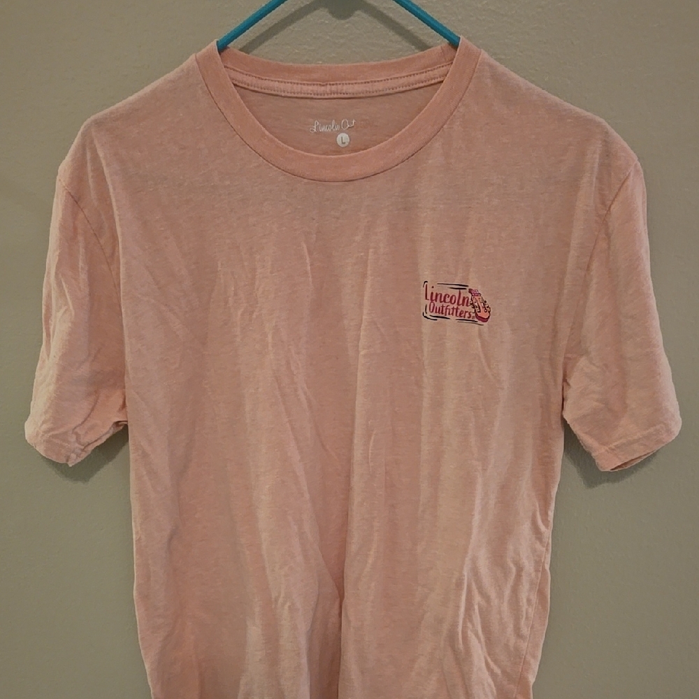 Peach Graphic Tee by